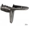 Walteco Podperka políc priemer 5mm, kov, čierna, 20 ks , 60077 Walteco Podperka políc priemer 5mm, kov, čierna, 20 ks , 60077
