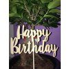 Drevený zápich - Happy Birthday 56 - 25 cm 21445 Drevený zápich - Happy Birthday 56 - 25 cm 21445