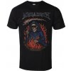 Tričko metal ROCK OFF Megadeth Youthanasia Flames Čierna Tričko metal ROCK OFF Megadeth Youthanasia Flames Čierna