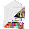 EFKO Namaľuj si sám puzzle - domček EFKO Namaľuj si sám puzzle - domček