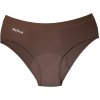 Relixa HIPSTERS menštruačné nohavičky so širokou mäkkou gumou v páse prateľné hnedá