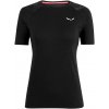SALEWA CRISTALLO WARM T-SRT dámske termo tričko black out Farba: ČIERNA, Veľkosť: XL