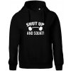 Shut up and squat - Oversized mikina dámská Moon - kratšia + širšia - 2XL ( Čierna ) Shut up and squat - Oversized mikina dámská Moon - kratšia + širšia - 2XL ( Čierna )