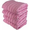 Dommio Stripes Sada ručníků 50 x 90 cm 4 ks růžové Dommio Stripes Sada ručníků 50 x 90 cm 4 ks růžové