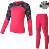 Tričko dlhé detské SENSOR MERINO IMPRESS+spodky set ružová/floral 140 Tričko dlhé detské SENSOR MERINO IMPRESS+spodky set ružová/floral 140