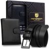 Peterson pánská dárková sada PTN SET N4L-SPDM-BW BLACK 115