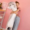 Plyšový dlhý Vankúš Mačka sivá Plyšák 110 cm Plyšový dlhý Vankúš Mačka sivá Plyšák 110 cm