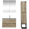 Kúpeľňová zostava B-Way 80 cm dub KSETBWAY8 Kúpeľňová zostava B-Way 80 cm dub KSETBWAY8