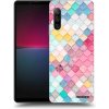 Picasee silikónový prehľadný obal pre Sony Xperia 10 IV 5G - Farebná strecha Picasee silikónový prehľadný obal pre Sony Xperia 10 IV 5G - Farebná strecha
