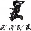 Chipolino Tricycle Max Sport 2 v 1 držiak na pohár otočné sedadlo košík s čiernym vzorom Chipolino Tricycle Max Sport 2 v 1 držiak na pohár otočné sedadlo košík s čiernym vzorom