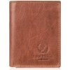 Paolo Peruzzi peňaženka z pravej kože hnedá - pánska Paolo Peruzzi peňaženka z pravej kože hnedá - pánska