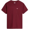 Vans Mn Left Chest Logo Tee bordové Vans Mn Left Chest Logo Tee bordové