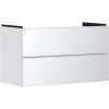 HANSGROHE Xevolos E závesná skrinka pod umývadlo, 2 zásuvky PushOpen, 980 x 475 x 555 mm, matná biela/metalická biela, 54181320 HANSGROHE Xevolos E závesná skrinka pod umývadlo, 2 zásuvky PushOpen, 980 x 475 x 555 mm, matná biela/metalická biela, 54181320