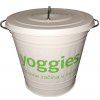 16L Biela nádoba s vrchnákom na granule s nápisom Yoggies 16L Biela nádoba s vrchnákom na granule s nápisom Yoggies