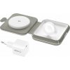 AlzaPower WQT510 Wireless Qi2 Compatible with MagSafe Travel Charger 2in1 15 W sivá APW-CCWQT510G AlzaPower WQT510 Wireless Qi2 Compatible with MagSafe Travel Charger 2in1 15 W sivá APW-CCWQT510G