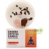 Čakrová sviečka - tigrie oko a ruženín - sakrálna čakra Čakrová sviečka - tigrie oko a ruženín - sakrálna čakra