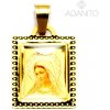 Adanito BRP0868G Zlatý prívesok Madona
