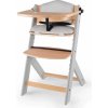 Kinderkraft Enock rastúca jedálenská stolička s polstrovaním grey wooden Kinderkraft Enock rastúca jedálenská stolička s polstrovaním grey wooden