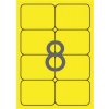 Apli Etikety, 99,1x67,7 mm, farebné, zaoblené rohy, APLI, neónové žlté, 160 etikiet/bal Apli Etikety, 99,1x67,7 mm, farebné, zaoblené rohy, APLI, neónové žlté, 160 etikiet/bal