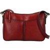 Dámska kožená crossbody kabelka vínová - Katana Denali vínová Dámska kožená crossbody kabelka vínová - Katana Denali vínová
