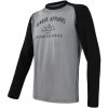 Pánske funkčné tričko s dlhým rukávom SENSOR Merino Active PT Adventure grey/black S Pánske funkčné tričko s dlhým rukávom SENSOR Merino Active PT Adventure grey/black S