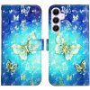 Peňaženkové 3D puzdro na Galaxy A55 5G - Zlatý Motýľ Peňaženkové 3D puzdro na Galaxy A55 5G - Zlatý Motýľ
