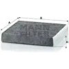 Mann-Filter CUK 1827 Filter, ventilácia priestoru pre cestujúcich Mann-Filter CUK 1827 Filter, ventilácia priestoru pre cestujúcich