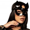 Maska na oči High Gloss Cat Mask Deluxe Black/Gold Kinky Diva Maska na oči High Gloss Cat Mask Deluxe Black/Gold Kinky Diva
