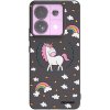 Picasee silikónový čierny obal pre Xiaomi Redmi Note 13 Pro 5G - Unicorn hviezdne nebo Picasee silikónový čierny obal pre Xiaomi Redmi Note 13 Pro 5G - Unicorn hviezdne nebo