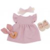 LullaBaby Šaty pre bábiku ružové s doplnkami LullaBaby Šaty pre bábiku ružové s doplnkami