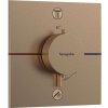 Hansgrohe ShowerSelect Comfort - Termostatická batéria pod omietku, na 2 spotrebiče, kefovaný bronz - 15572140 Hansgrohe ShowerSelect Comfort - Termostatická batéria pod omietku, na 2 spotrebiče, kefovaný bronz - 15572140