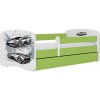 Kocot kids Detská posteľ Babydreams pretekárske auto zelená, variant 80x180, bez šuplíků, s matrací Kocot kids Detská posteľ Babydreams pretekárske auto zelená, variant 80x180, bez šuplíků, s matrací