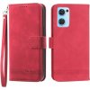 Peňaženkové kožené puzdro Dierfeng Dream na Oppo Reno 7 5G - Červená Peňaženkové kožené puzdro Dierfeng Dream na Oppo Reno 7 5G - Červená
