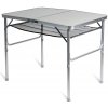 Garden King Kempingový skladací stolík s odkladacou sieťkou 90 x 72 x 60 cm, sivý Garden King Kempingový skladací stolík s odkladacou sieťkou 90 x 72 x 60 cm, sivý
