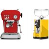Ascaso Dream ONE, Love Red + Eureka Mignon Specialita, CR yellow Ascaso Dream ONE, Love Red + Eureka Mignon Specialita, CR yellow