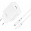 Rychlonabíjačka XO CE15 PD 20W 1x USB-C + kábel USB-C - Lightning, biela Rychlonabíjačka XO CE15 PD 20W 1x USB-C + kábel USB-C - Lightning, biela