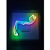 LED Svetelná dráha Formula 1 Rám, Podsvietený model trate F1 LED Svetelná dráha Formula 1 Rám, Podsvietený model trate F1