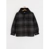 Vans Piedmont Hooded Plaid Shacket (black/asphalt heather) XL, šedá Vans Piedmont Hooded Plaid Shacket (black/asphalt heather) XL, šedá