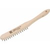 LUX-TOOLS Oceľová drôtená kefa 2-radá LUX-TOOLS Oceľová drôtená kefa 2-radá