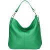 Kožená kabelka na rameno zelená Kožená kabelka na rameno zelená