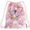 Junior S9 vrecko na prezuvky s potlačou Butterfly