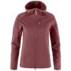 Fjällräven Keb Fleece Hoodie Women fialová S Fjällräven Keb Fleece Hoodie Women fialová S