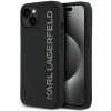 Karl Lagerfeld 3D Rubber Glitter Logo Zadní Kryt pro iPhone 14 Black Karl Lagerfeld 3D Rubber Glitter Logo Zadní Kryt pro iPhone 14 Black