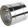 Prodmax trojplášťová nerezová izolovaná komínová rúra dymovod 120/180 mm 0,25 m 0,6 mm