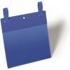 Vrecko na dokumenty s rýchloviazačom 210x148mm na šírku 50 ks modré Durable