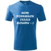 Detské tričko Postrach rodiny modré (Humorné detské tričko) Detské tričko Postrach rodiny modré (Humorné detské tričko)