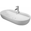 Duravit Luv - Umývadlo na dosku, 80x40 cm, s 1 otvorom na batériu, DuraCeram, alpská biela 0380800000 Duravit Luv - Umývadlo na dosku, 80x40 cm, s 1 otvorom na batériu, DuraCeram, alpská biela 0380800000