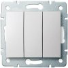 Kanlux LOGI 25076 Trojitý vypínač 10AX - 250V~,biely Kanlux LOGI 25076 Trojitý vypínač 10AX - 250V~,biely