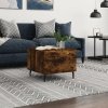 Konferenčný stolík dymový dub 50x50x40 cm spracované drevo-ForU-829438 Konferenčný stolík dymový dub 50x50x40 cm spracované drevo-ForU-829438