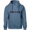 Karate postavy - Oversized mikina dámská Moon - kratšia + širšia - XL ( Denim ) Karate postavy - Oversized mikina dámská Moon - kratšia + širšia - XL ( Denim )